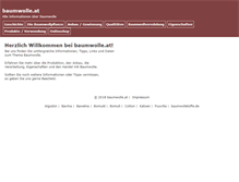 Tablet Screenshot of baumwolle.at